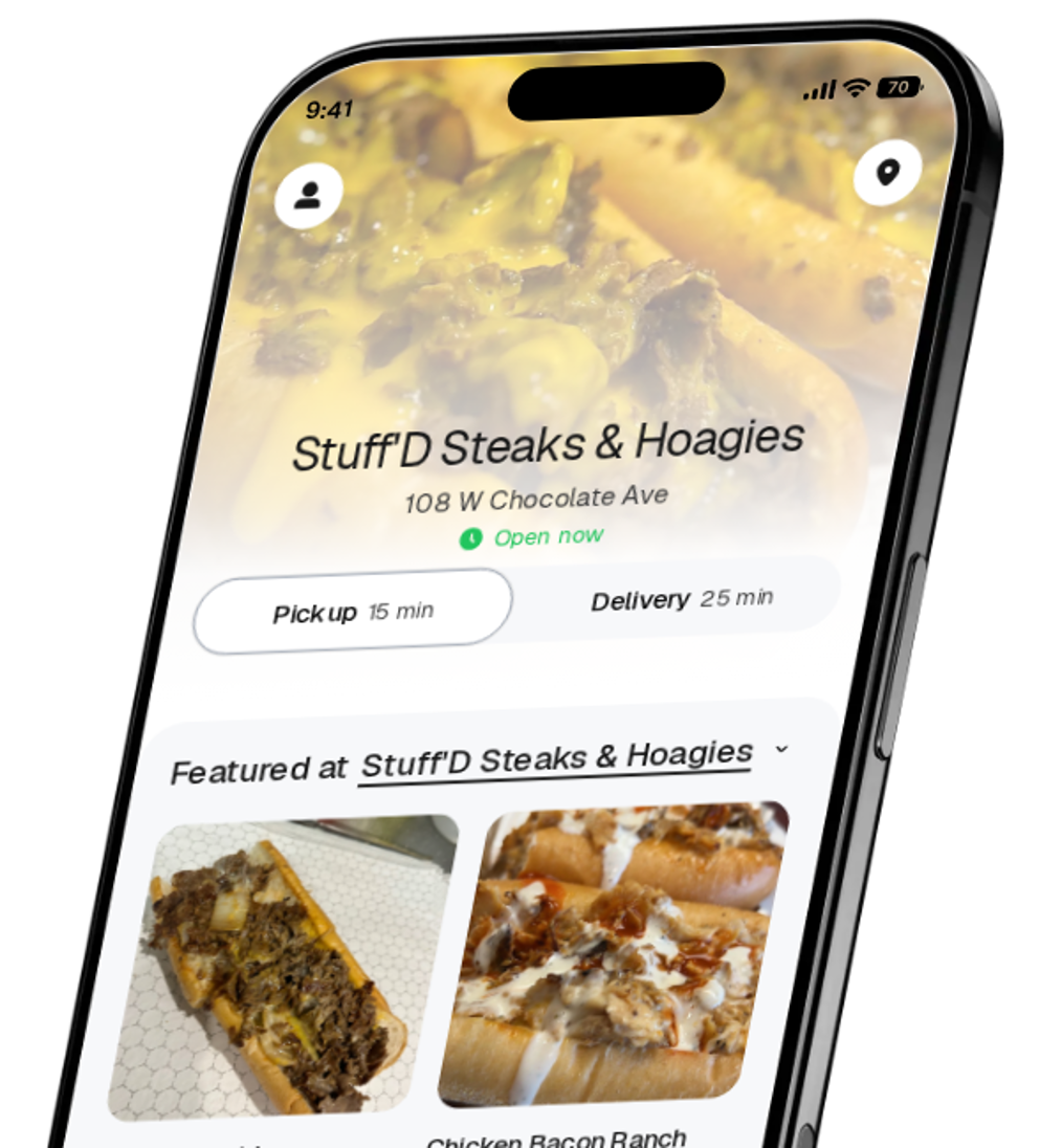 Stuff'D Steaks & Hoagies app preview