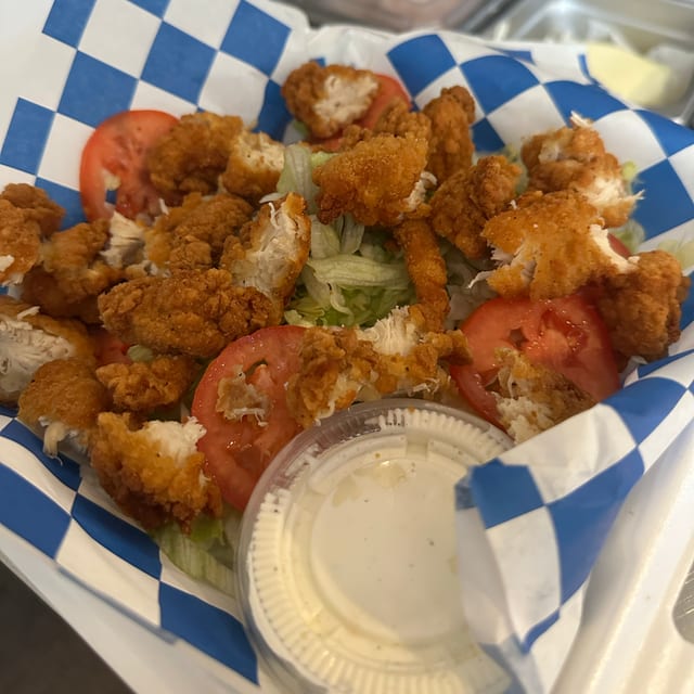 Chicken Tender Salad.
