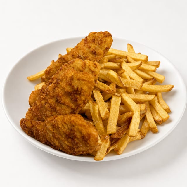 Chicken Tenders & Fresh Cut Fries.