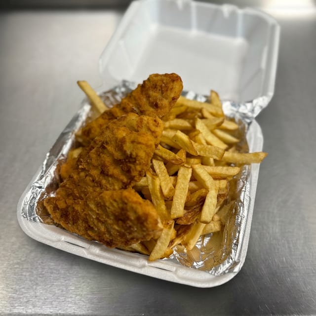 Chicken Tenders & Fresh Cut Fries.