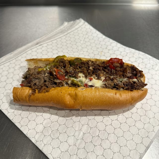 Sweet Heat Cheesesteak.