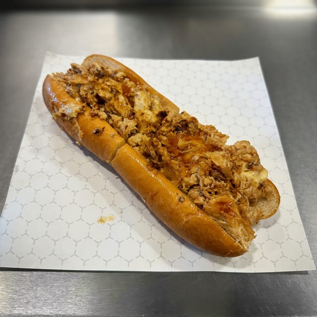 Honey Butter Chicken Cheesesteak.